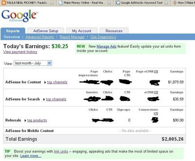 earn money for google adsense
